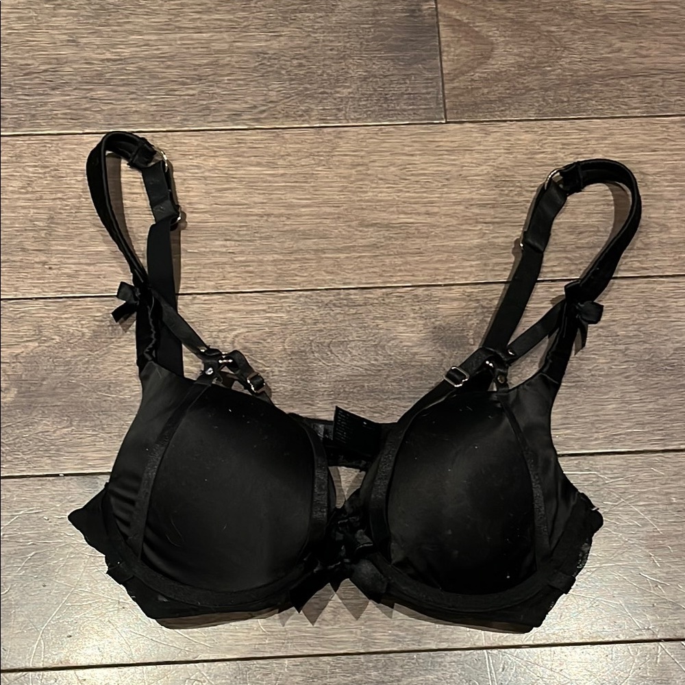 HONEY BIRDETTE black harness push-up bra, size 32 C